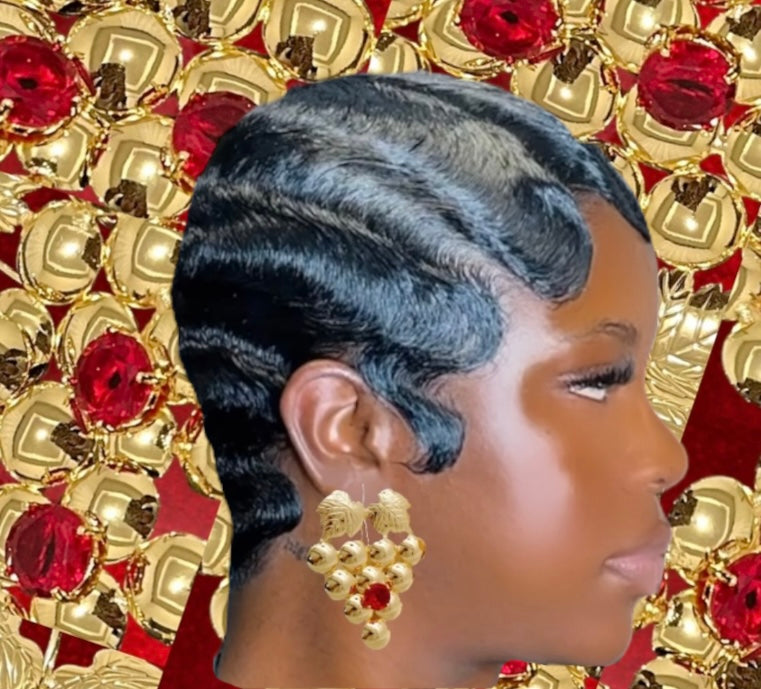 Vintage Grape Earrings