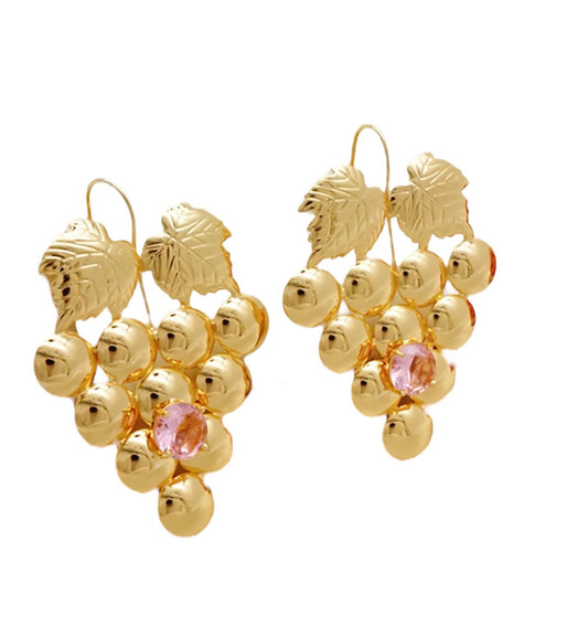 Vintage Grape Earrings